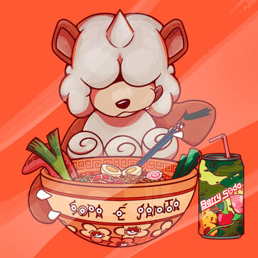 Hisuian Growlithe Fanart