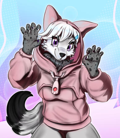 Pokémon Unite inspired portrait for Mila