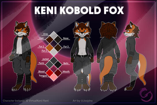 Virtual Keni's Kobold Reference Sheet Commission
